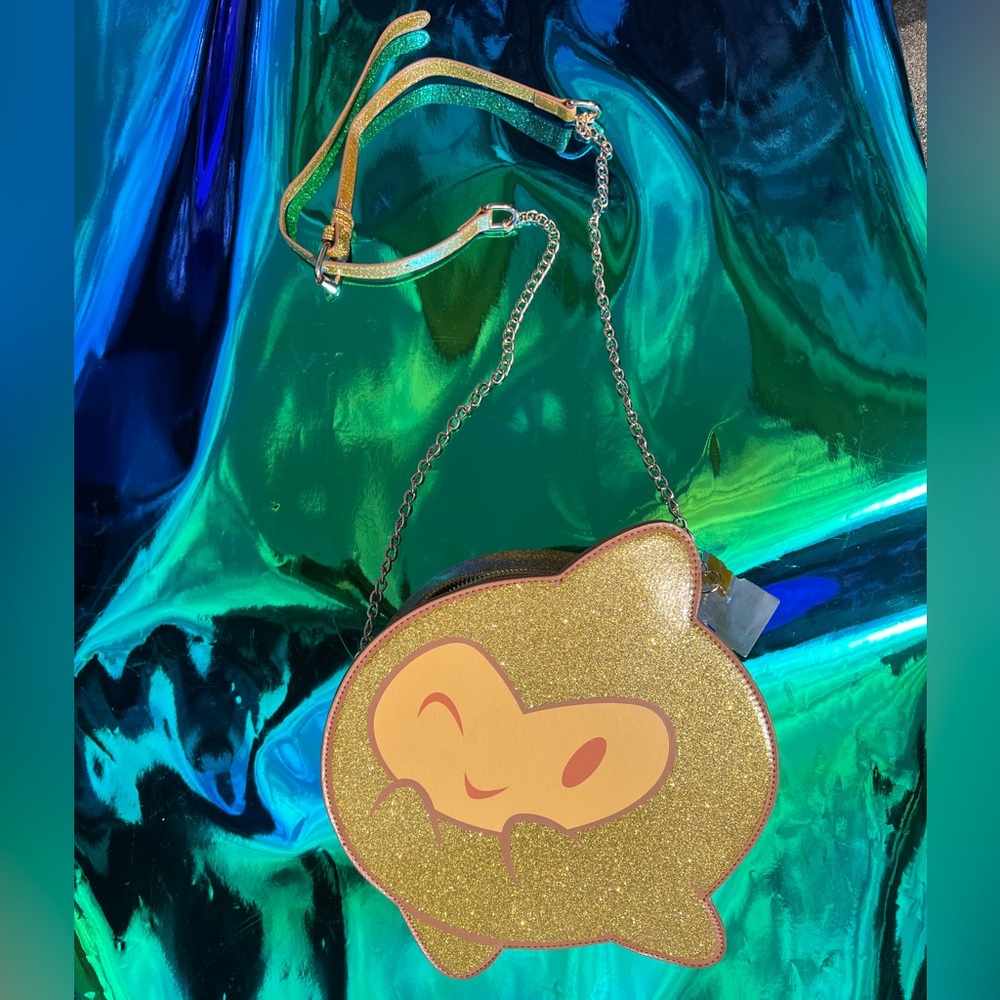 Cakeworthy Wish Star Gold Glitter Crossbody Bag